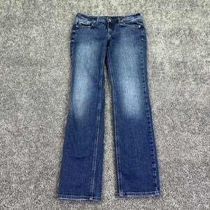 Silver Jeans Jeans Womens 30x33 Blue Suki Straight Stretch Denim Causal City